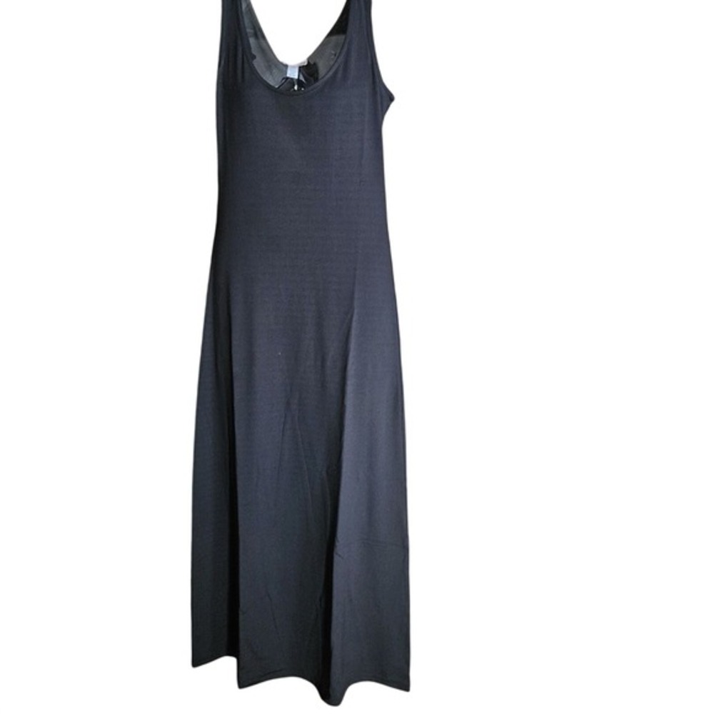 Miss Lavish London Black Sleeveless Scoop Neck Maxi Dress CD-101-YD5070 Womens M